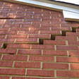 stair step cracking on a foundation wall in Paterson, Jersey City