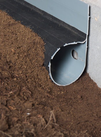 crawl space drain system installed in Jersey City
