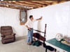 A basement wall covering for creating a vapor barrier on basement walls in Sayreville, NJ