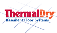 ThermalDry® tiled basement flooring
