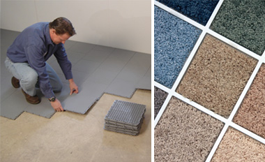 Basement Subfloor Tiles Waterproof Floor Matting