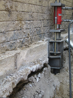 Commercial Push Pier Installation in Ridgewood
