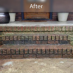 Sinking stairs repaired with PolyLevel® Freehold