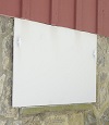 head-on view of one of our doors installed in Middletown for crawl spaces