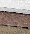 crawl space insulation installed in Toms River over our extra large drainage matting