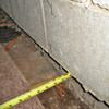 Foundation wall separating from the floor in North Bergen home