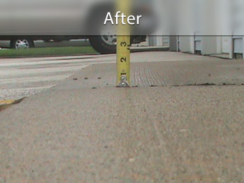 Repairing driveway with concrete leveling in NJ & PA