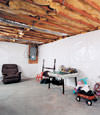 CleanSpace® basement wall vapor barrier installed in Perth Amboy